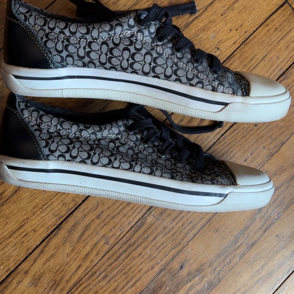 Coach Signature Canvas Sneakers | Women’s 9.5 | Authentic | Vintage - Picture 6 of 9